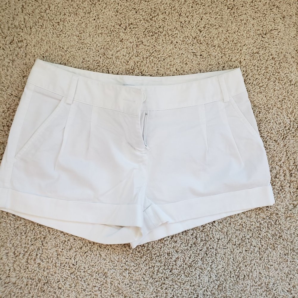 Express white dress shorts